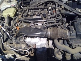 2016 HONDA CIVIC, WHITE, EX-L, 1.5L, TURBO,  A25110